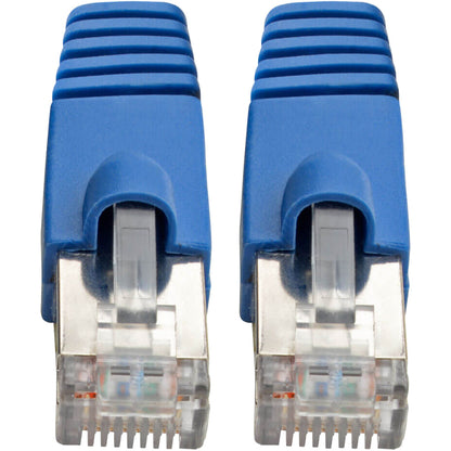 Tripp Lite Cat6a Snagless Shielded STP Network Patch Cable 10G Certified, PoE, Blue RJ45 M/M 35ft 35'