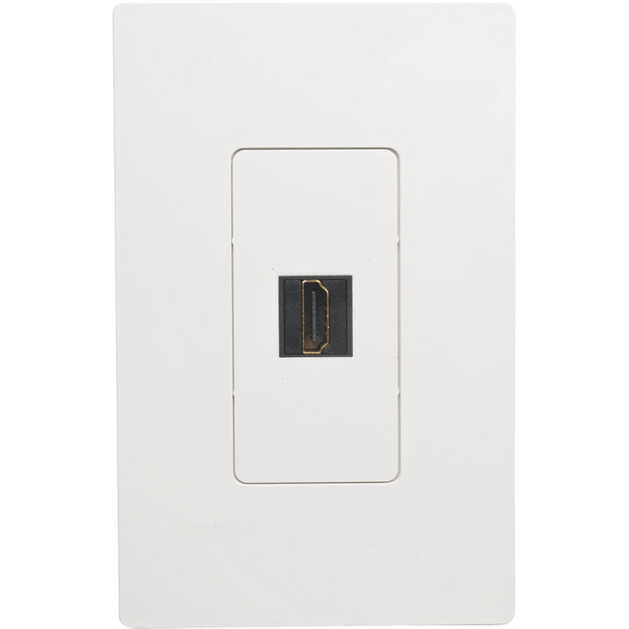 Tripp Lite HDMI Coupler Keystone Panel Mount All-in-One Angled F/F Black 1'