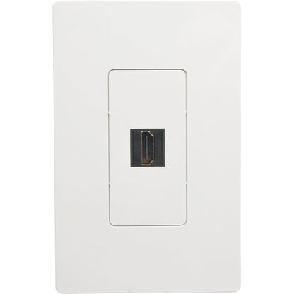 Tripp Lite HDMI Coupler Keystone Panel Mount All-in-One Angled F/F Black 1'