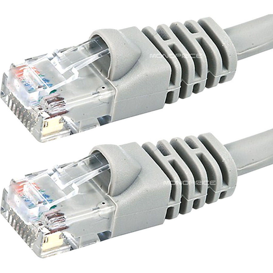 Monoprice Cat5e 24AWG UTP Ethernet Network Patch Cable, 50ft Gray
