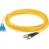 AddOn 30m ST (Male) to ST (Male) Yellow OS2 Duplex Fiber OFNR (Riser-Rated) Patch Cable