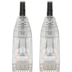 Tripp Lite Cat6 UTP Patch Cable (RJ45) - M/M, Gigabit, Snagless, Molded, Slim, Black, 6 ft.
