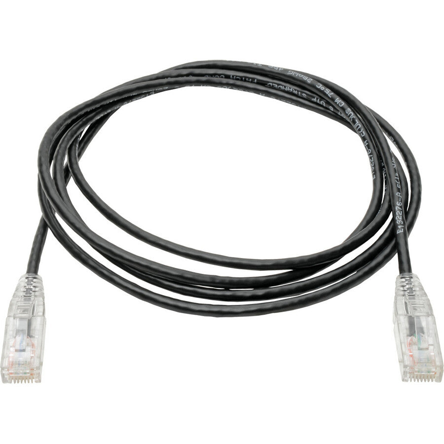 Tripp Lite Cat6 UTP Patch Cable (RJ45) - M/M, Gigabit, Snagless, Molded, Slim, Black, 6 ft.