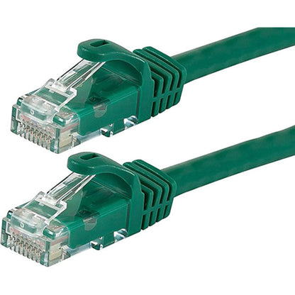 Monoprice FLEXboot Series Cat6 24AWG UTP Ethernet Network Patch Cable, 50ft Green