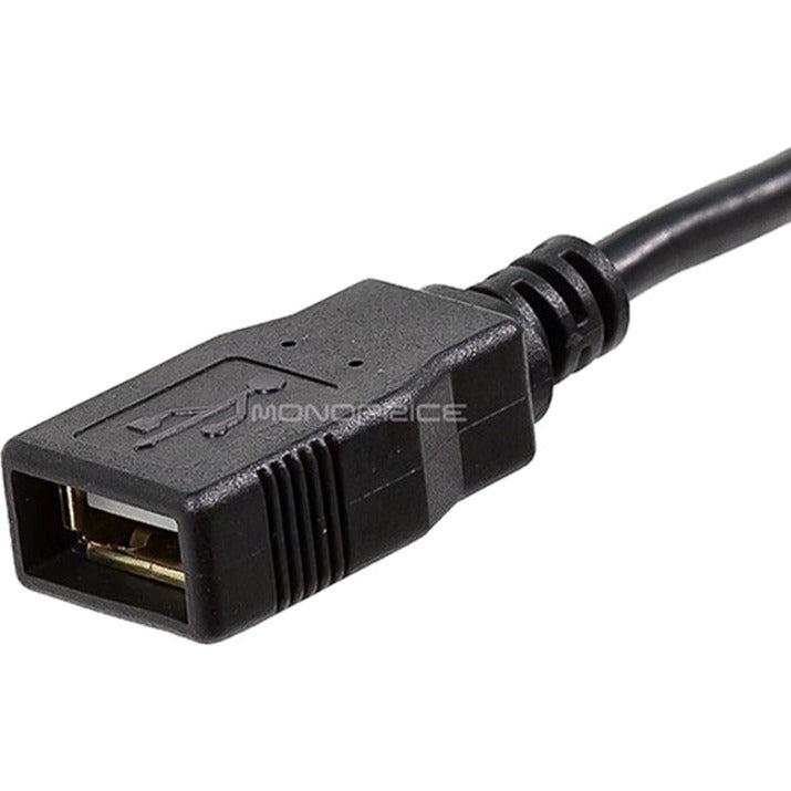 Monoprice 3ft USB 2.0 A Male to A Female Extension 28/24AWG Cable (Gold Plated)