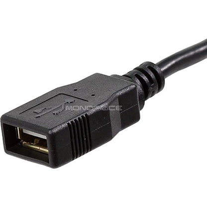 Monoprice 3ft USB 2.0 A Male to A Female Extension 28/24AWG Cable (Gold Plated)