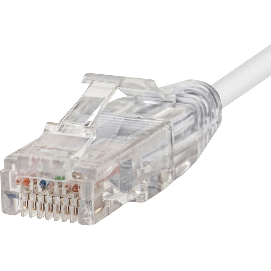Monoprice SlimRun Cat6 28AWG UTP Ethernet Network Cable, 6-inch White