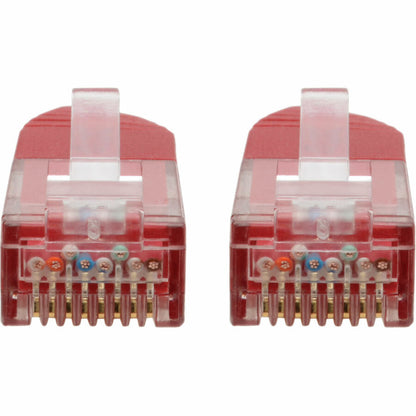 Tripp Lite Cat6 Cat5e Gigabit Molded Patch Cable RJ45 M/M 550MHz Red 2ft