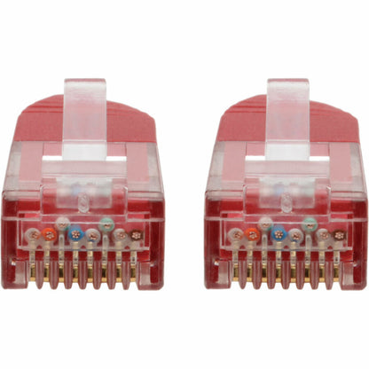 Tripp Lite Cat6 Cat5e Gigabit Molded Patch Cable RJ45 M/M Red 550Mhz 100ft 100'