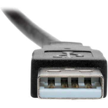 Tripp Lite USB Keystone Panel Mount Extension Coupler Cable M/F Angled 1ft