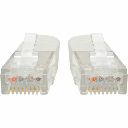 Tripp Lite Cat6 Cat5e Gigabit Molded Patch Cable RJ45 M/M White 550Mh 100ft 100'