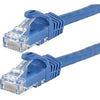 Monoprice FLEXboot Series Cat6 24AWG UTP Ethernet Network Patch Cable, 100ft Blue