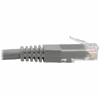Tripp Lite Cat6 Cat5e Gigabit Molded Patch Cable RJ45 M/M 550MHz Gray 10ft