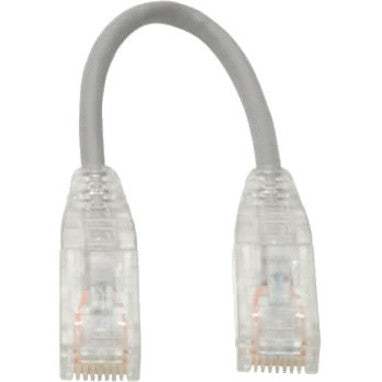 Tripp Lite Cat6 UTP Patch Cable (RJ45) - M/M, Gigabit, Snagless, Molded, Slim, Gray, 6 in.