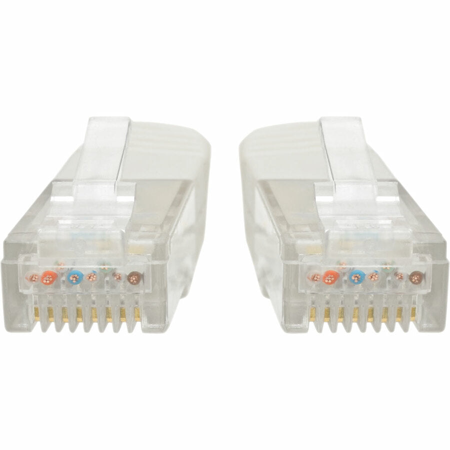Tripp Lite Cat6 Cat5e Gigabit Molded Patch Cable RJ45 M/M 550MHz White 6ft