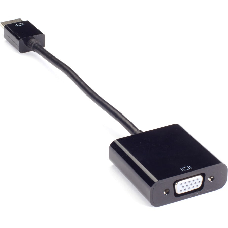 Black Box HDMI to VGA Adapter Converter with Audio, Male/Female Dongle