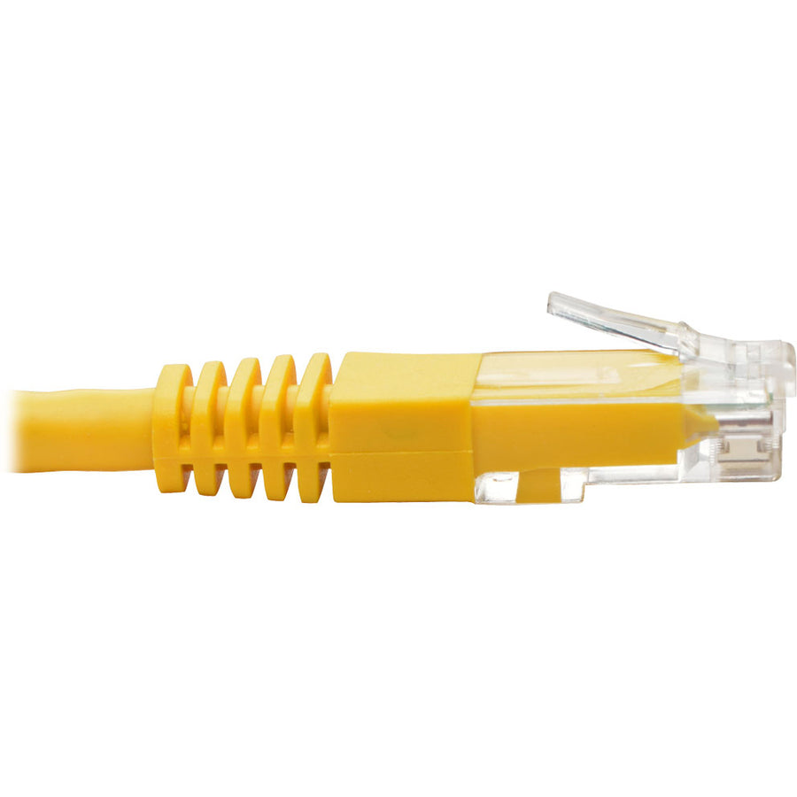 Tripp Lite 2ft Cat6 Gigabit Molded Patch Cable RJ45 M/M 550MHz 24AWG Yellow 2'