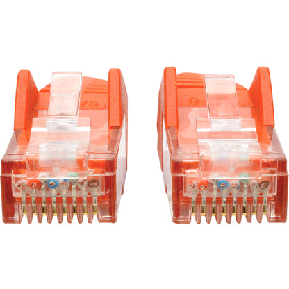 Tripp Lite Cat6 GbE Snagless Molded Patch Cable UTP Orange RJ45 M/M 35ft 35'