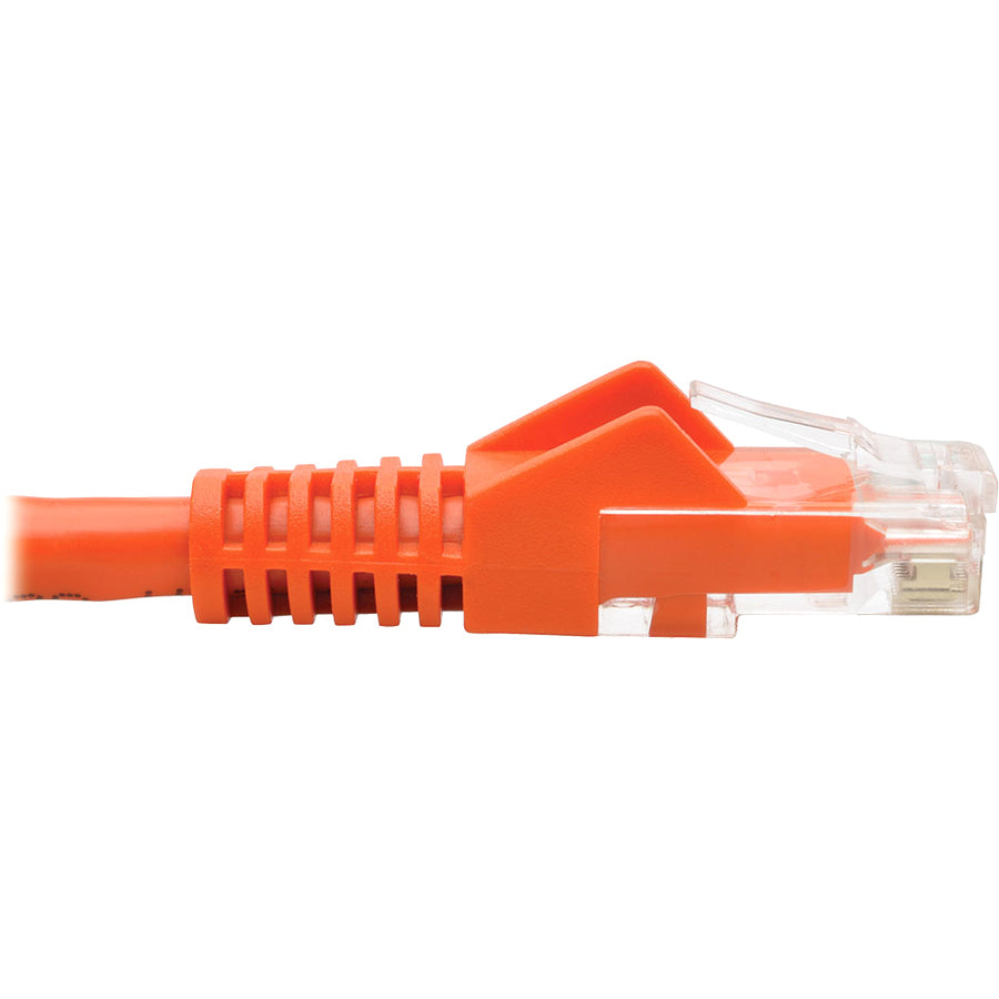 Tripp Lite Cat6 GbE Snagless Molded Patch Cable UTP Orange RJ45 M/M 35ft 35'