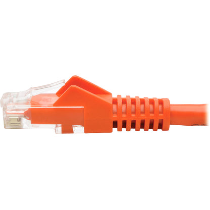 Tripp Lite Cat6 GbE Snagless Molded Patch Cable UTP Orange RJ45 M/M 35ft 35'