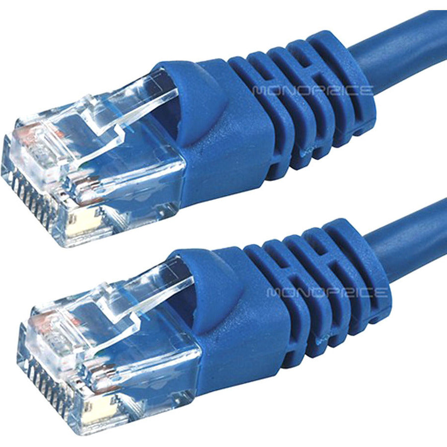 Monoprice Cat6 24AWG UTP Ethernet Network Patch Cable, 50ft Blue