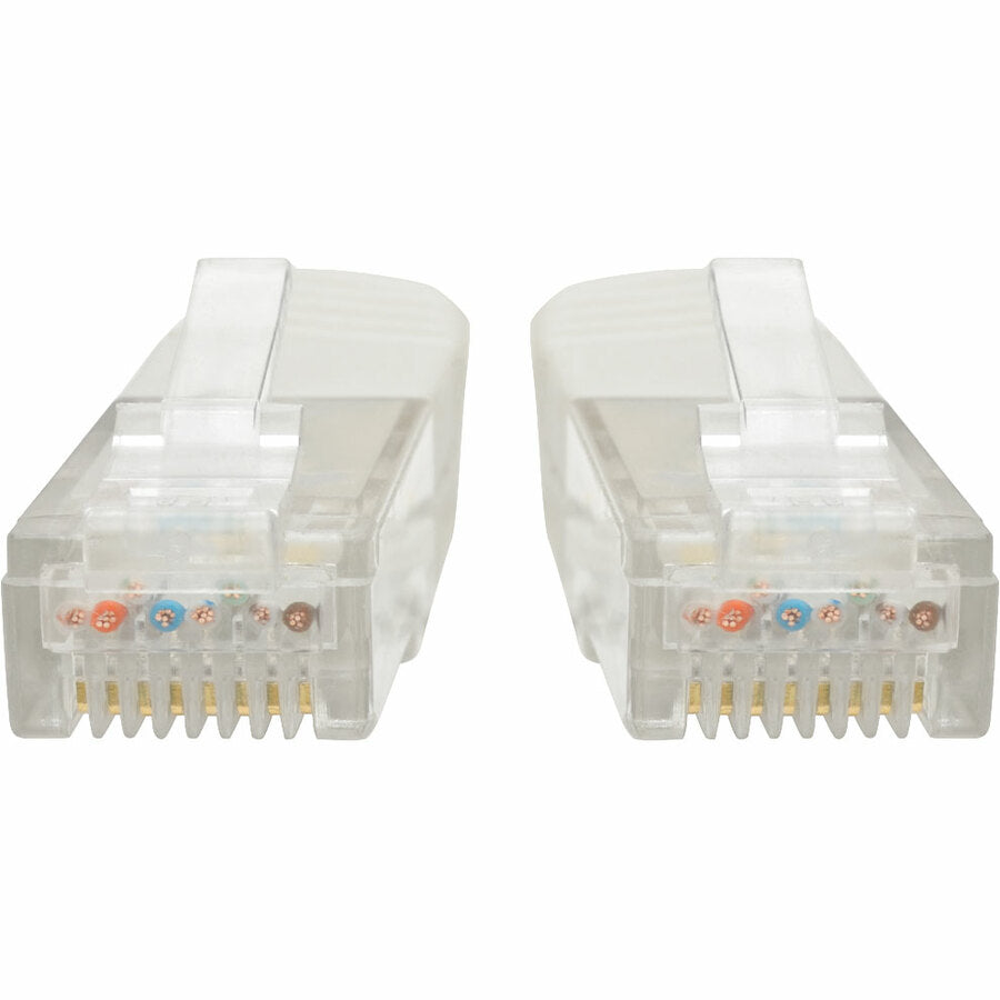 Tripp Lite Cat6 Cat5e Gigabit Molded Patch Cable RJ45 M/M 550MHz White 20ft