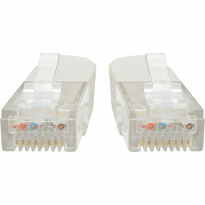 Tripp Lite Cat6 Cat5e Gigabit Molded Patch Cable RJ45 M/M 550MHz White 20ft