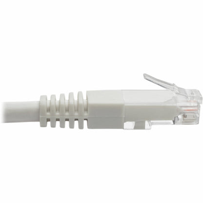 Tripp Lite Cat6 Cat5e Gigabit Molded Patch Cable RJ45 M/M 550MHz White 20ft