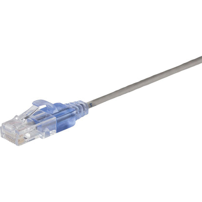 Monoprice 10-Pack, SlimRun Cat6A Ethernet Network Patch Cable, 5ft Gray
