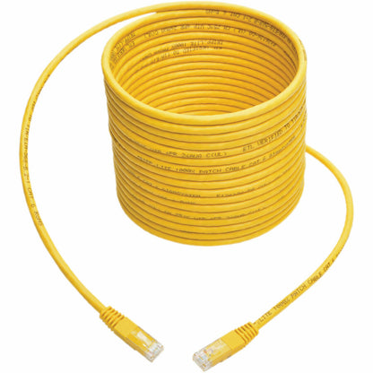 Tripp Lite Cat6 Cat5e Gigabit Molded Patch Cable RJ45 MM 550MHz Yellow 20ft 20'