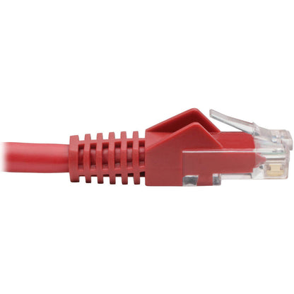 Tripp Lite Cat6 GbE Snagless Molded Patch Cable UTP Red RJ45 M/M 4ft 4'