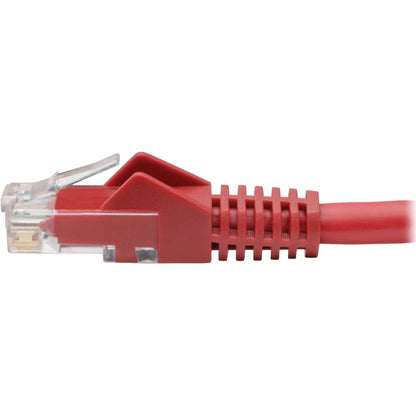 Tripp Lite Cat6 GbE Snagless Molded Patch Cable UTP Red RJ45 M/M 4ft 4'