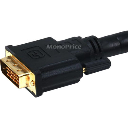 Monoprice 6ft 24AWG CL2 Dual Link DVI-D Cable - Black