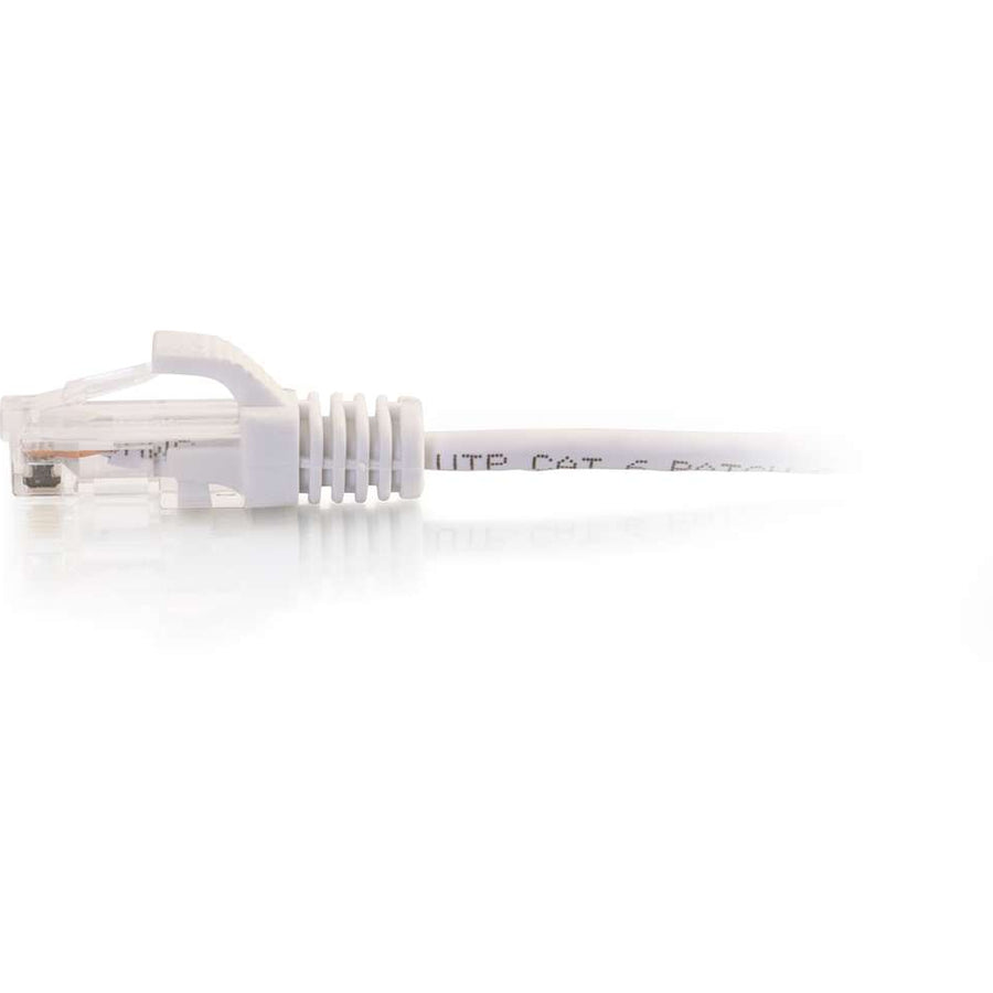 C2G 10ft Cat6 Ethernet Cable - Slim - Snagless Unshielded (UTP) - White