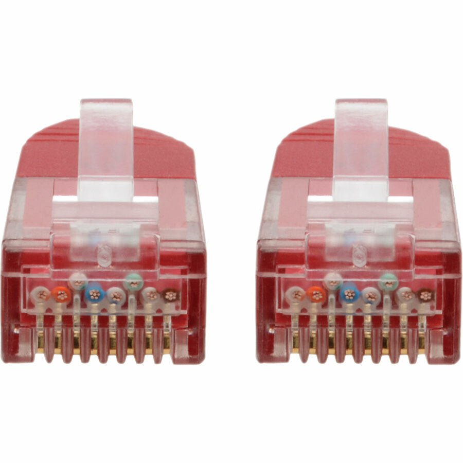 Tripp Lite Cat6 Cat5e Gigabit Molded Patch Cable RJ45 M/M 550MHz Red 6ft 6'