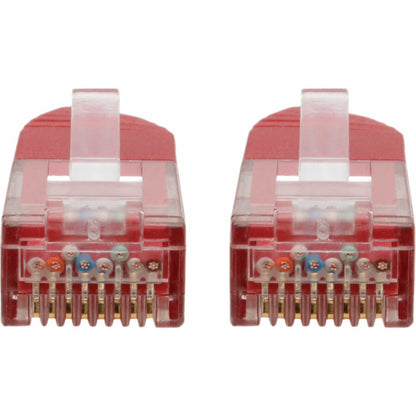 Tripp Lite Cat6 Cat5e Gigabit Molded Patch Cable RJ45 M/M 550MHz Red 6ft 6'