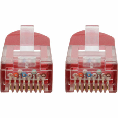 Tripp Lite Cat6 Cat5e Gigabit Molded Patch Cable RJ45 M/M 550MHz Red 15ft