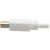 Tripp Lite 6in Mini DisplayPort to DisplayPort Adapter Converter 4K @ 60Hz 6"