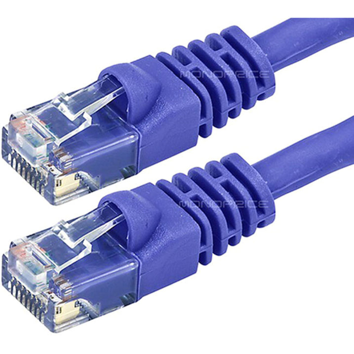 Monoprice Cat6 24AWG UTP Ethernet Network Patch Cable, 14ft Red
