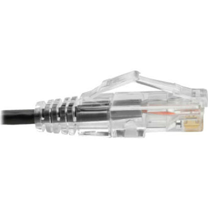 Tripp Lite Cat6 UTP Patch Cable (RJ45) - M/M, Gigabit, Snagless, Molded, Slim, Black, 6 in.