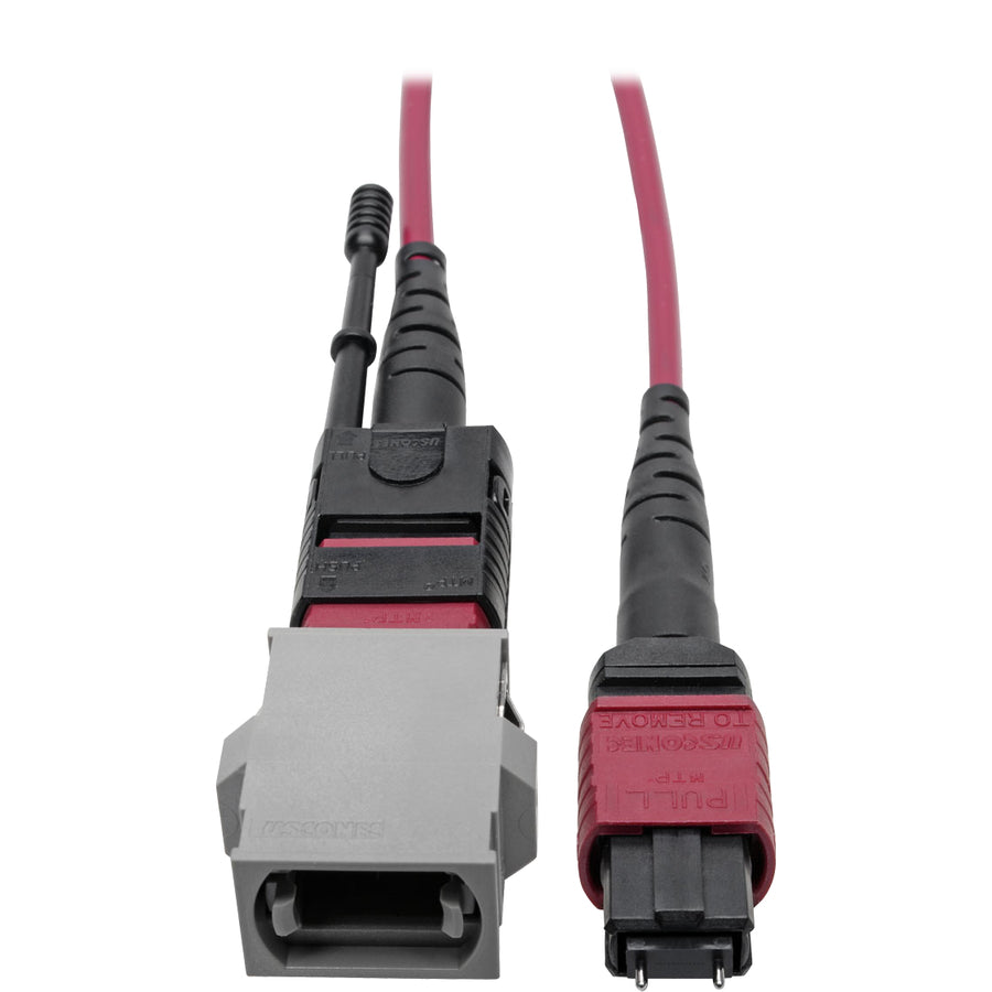 Tripp Lite MTP/MPO Parallel Optics Base-8 Fiber Adapter OM4 Polarity A to B