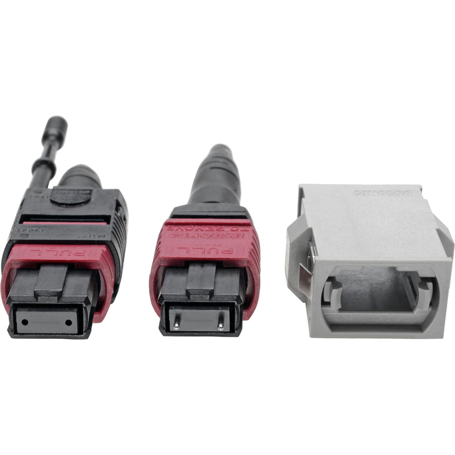 Tripp Lite MTP/MPO Parallel Optics Base-8 Fiber Adapter OM4 Polarity A to B