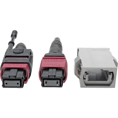 Tripp Lite MTP/MPO Parallel Optics Base-8 Fiber Adapter OM4 Polarity A to B