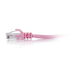 C2G 3ft Cat6a Snagless Unshielded (UTP) Network Patch Ethernet Cable-Pink