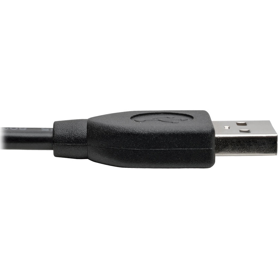 Tripp Lite 5ft 2-Port USB 2.0 Hi-Speed Desktop Gold A/A Extension Cable M/F