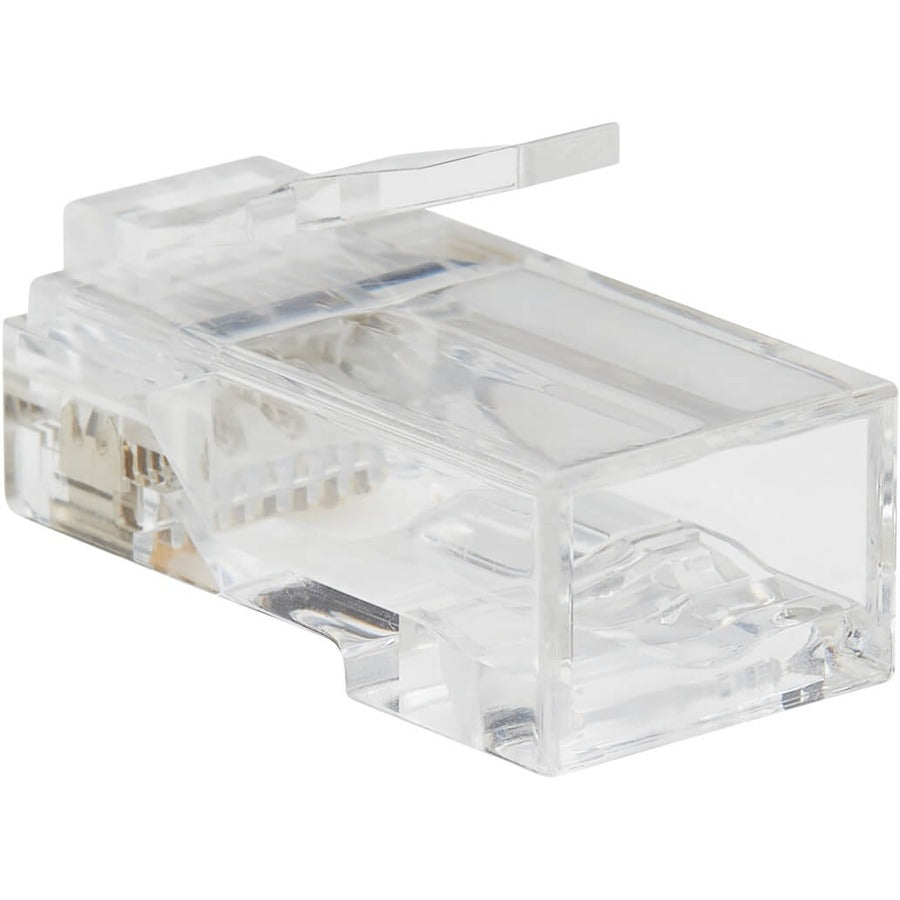 Tripp Lite Cat6 RJ45 Pass-Through UTP Modular Plug, 50 Pack