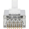 Tripp Lite Cat6 RJ45 Pass-Through FTP Modular Plug, 100 Pack