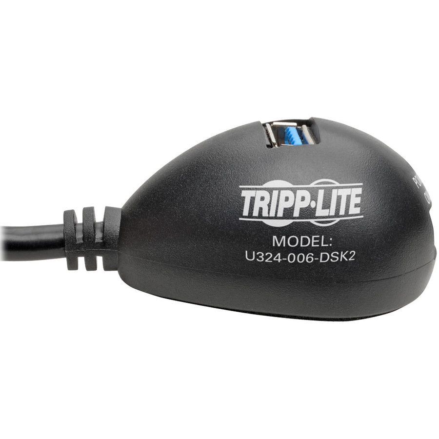 Tripp Lite 6ft 2-Port USB 3.0 SuperSpeed Desktop Extension Cable M/F 6'