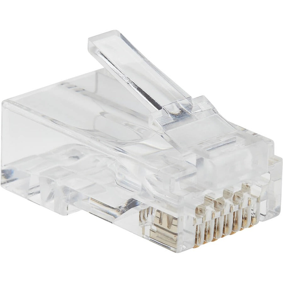 Tripp Lite Cat6 RJ45 Pass-Through UTP Modular Plug, 100 Pack