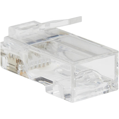 Tripp Lite Cat6 RJ45 Pass-Through UTP Modular Plug, 100 Pack